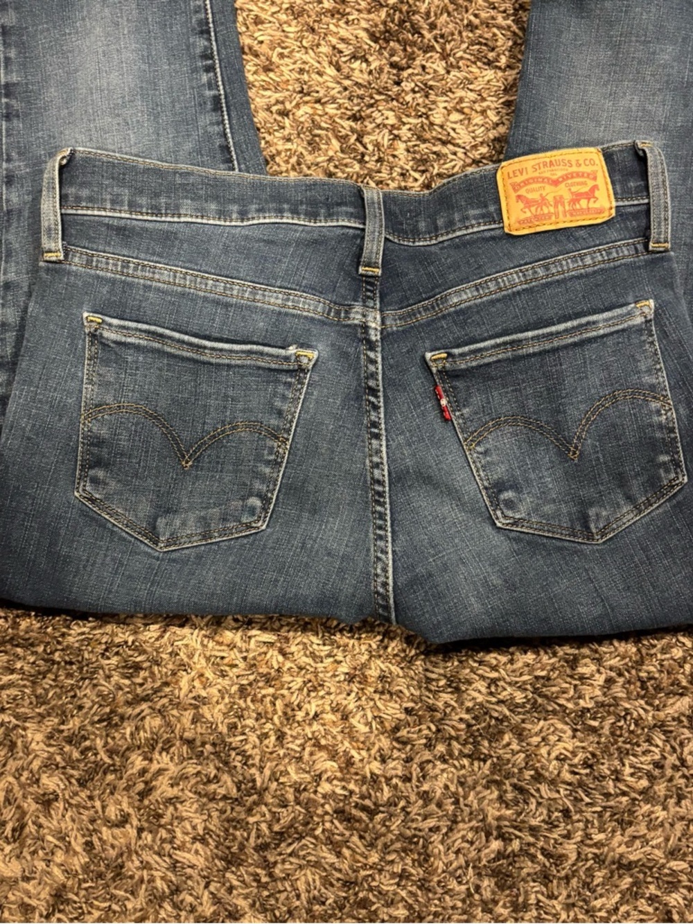 Levi's Blue Denim 311 Shaping Skinny Jeans